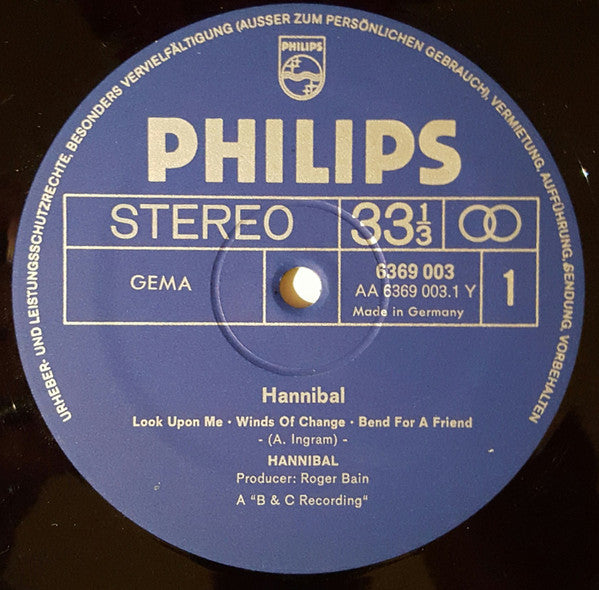 Hannibal – Hannibal, Gatefold