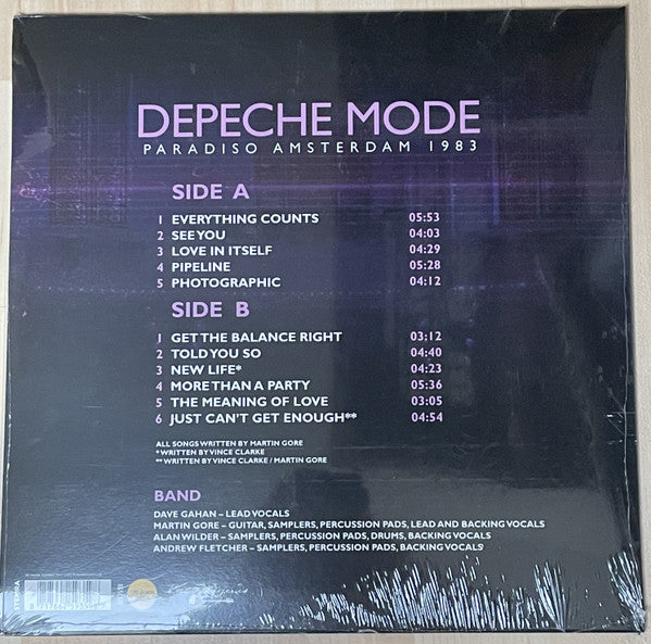 Depeche Mode – Paradiso Amsterdam 1983