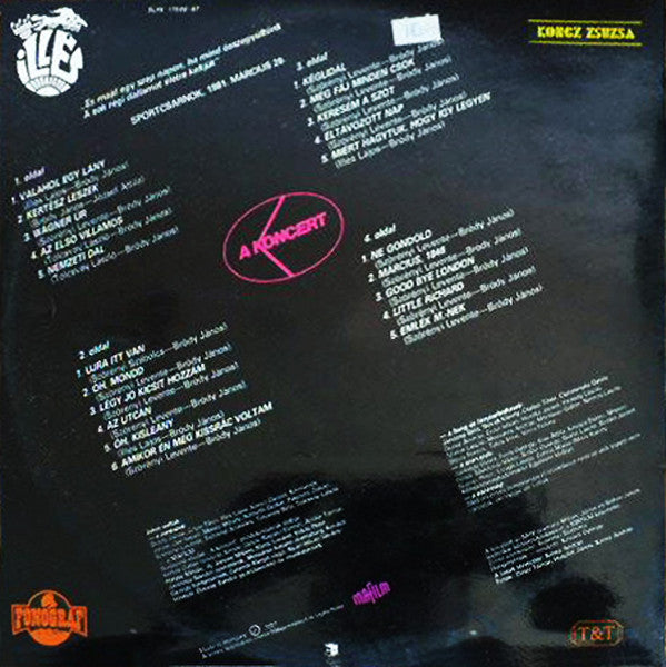 Illés, Koncz Zsuzsa*, Fonográf, Tolcsvay* – A Koncert   ,  2LP , Gatefold