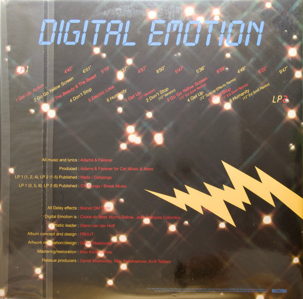 Digital Emotion – Digital Emotion, 2xLP, Gatefold,  Blue Vinyl