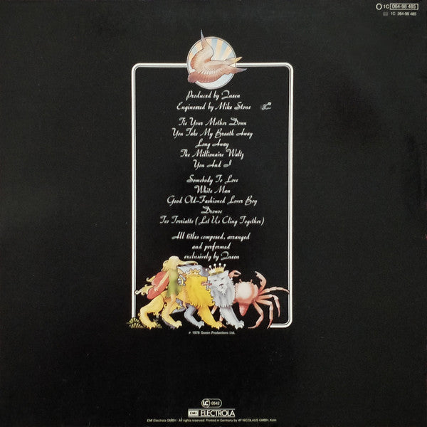 Queen ‎– A Day At The Races     , Gatefold