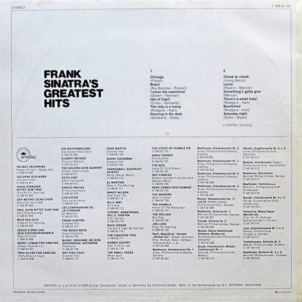 Frank Sinatra ‎– Frank Sinatra's Greatest Hits