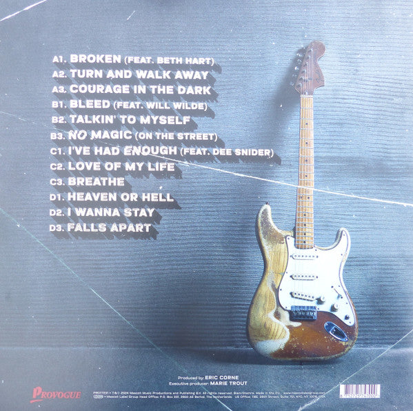 Walter Trout – Broken ,  2 LP , Gatefold , transparent vinyl , Limited Edition ( Featuring – Beth Hart,  Dee Snider ,  Will Wilde )