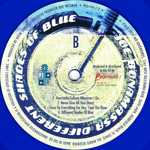 Joe Bonamassa – Different Shades Of Blue, 2xLP, Gatefold, Blue Vinyl, 180 gram