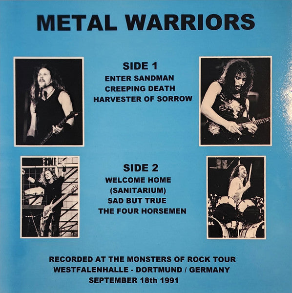 Metallica – Metal Warriors   ,  yellow vinyl