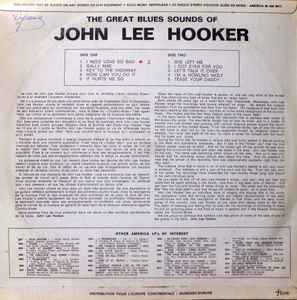 John Lee Hooker ‎– The Great Blues Sounds Of John Lee Hooker