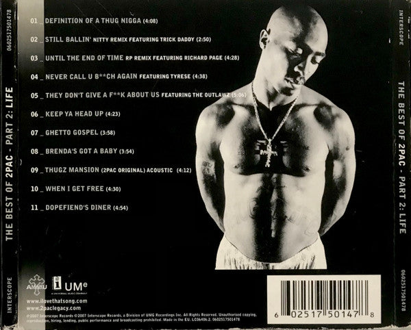 2Pac – The Best Of 2Pac - Part 2: Life  ,  CD , DIGIPACK