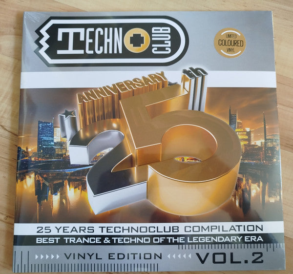 25 Years Technoclub Compilation - Vinyl Edition Vol. 2  ,  Limited Edition, Gold/Black divided