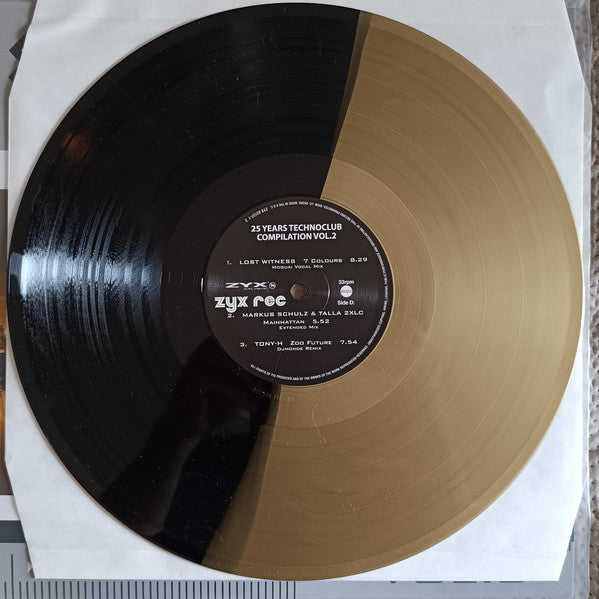 25 Years Technoclub Compilation - Vinyl Edition Vol. 2  ,  Limited Edition, Gold/Black divided