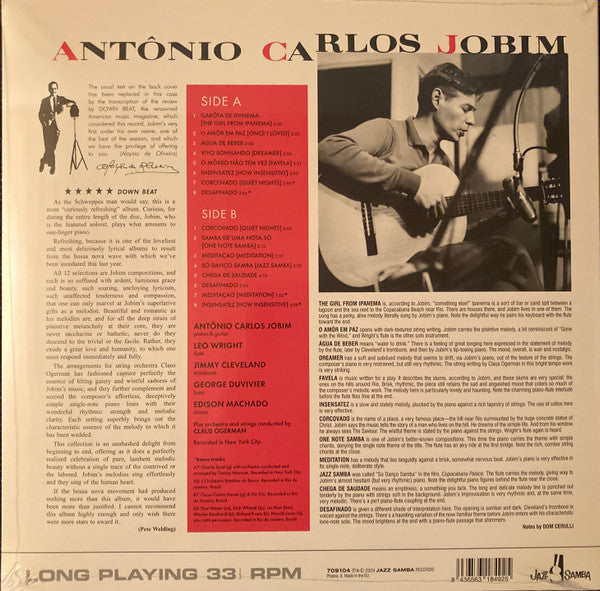 Antonio Carlos Jobim – The Girl From Ipanema  , 180 gram ,