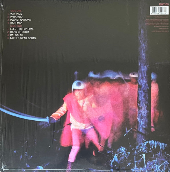 Black Sabbath – Paranoid   ,   Record Store Day, Limited Edition,  Red With Black Splatter  ,  Gatefold