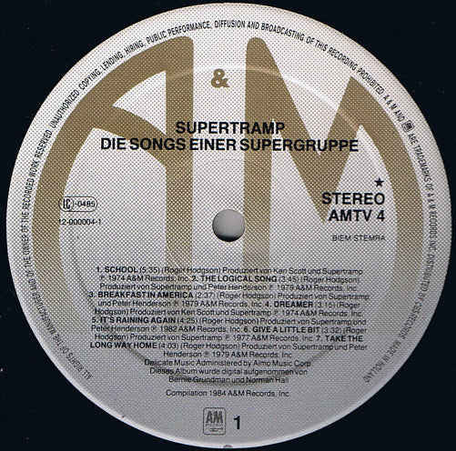 Supertramp – Die Songs Einer Supergruppe    ,   Limited Edition