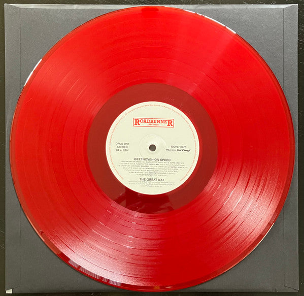 The Great Kat – Beethoven On Speed   ,  Limited Edition, Numbered,  Red Translucent