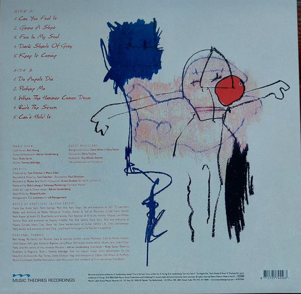 Manic Eden – Manic Eden   ( EX membrii Whitesnake ) , red vinyl