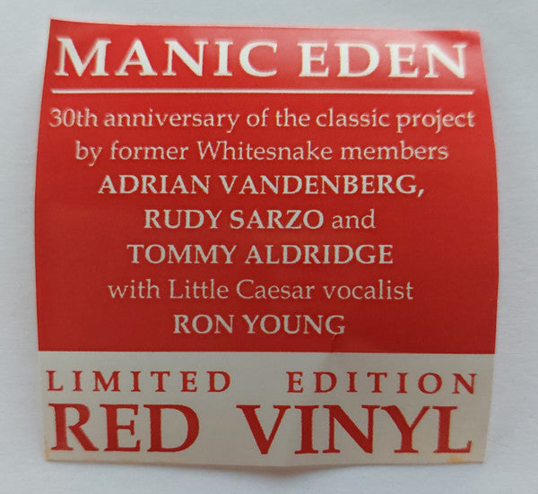Manic Eden – Manic Eden   ( EX membrii Whitesnake ) , red vinyl