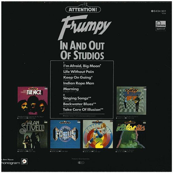 Frumpy ‎– In And Out Of Studios