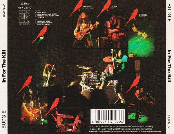 Budgie – In For The Kill