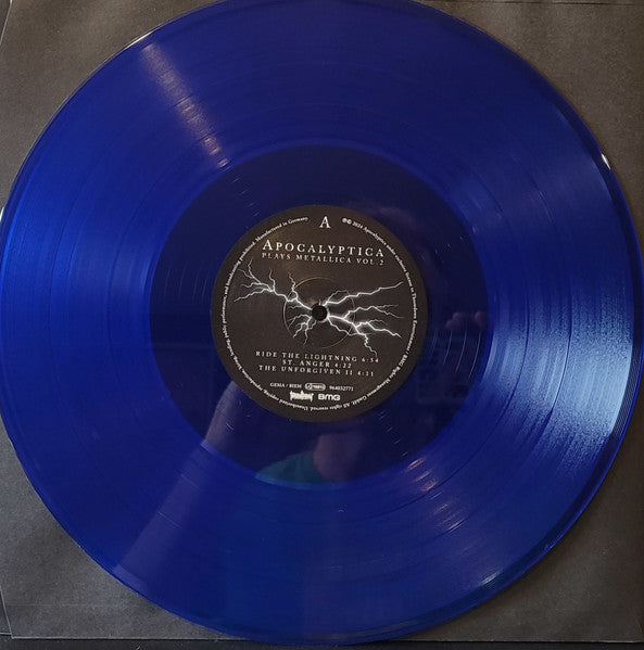 Apocalyptica – Plays Metallica Vol. 2, 2xLP, Gatefold, Transparent Blue Vinyl