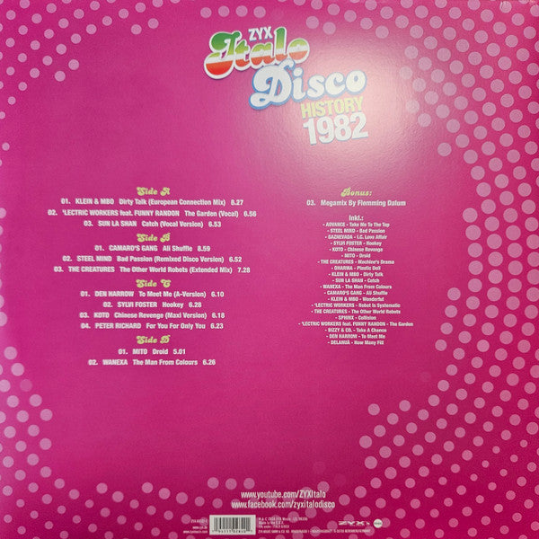 ZYX Italo Disco History 1982   , 2 LP , Gatefold , colored vinyl