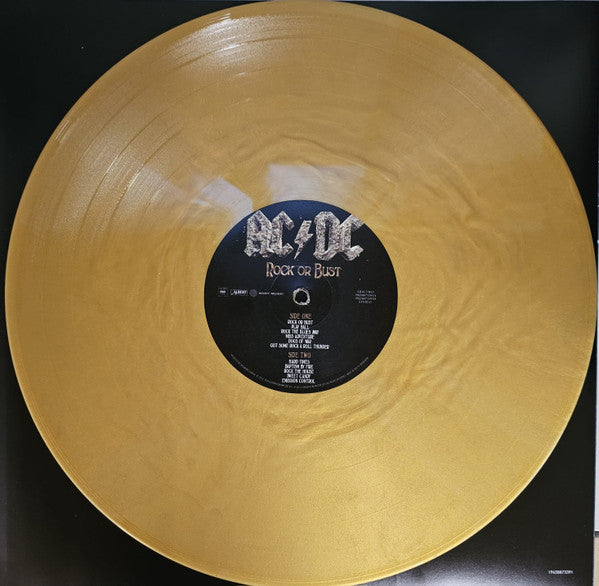 AC/DC ‎– Rock Or Bust   ,  Special Edition, Stereo, Gatefold, Gold, 180g, 50th Anniversary