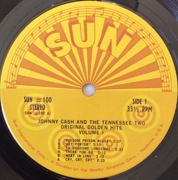 Johnny Cash And The Tennessee Two* – Original Golden Hits Volume I