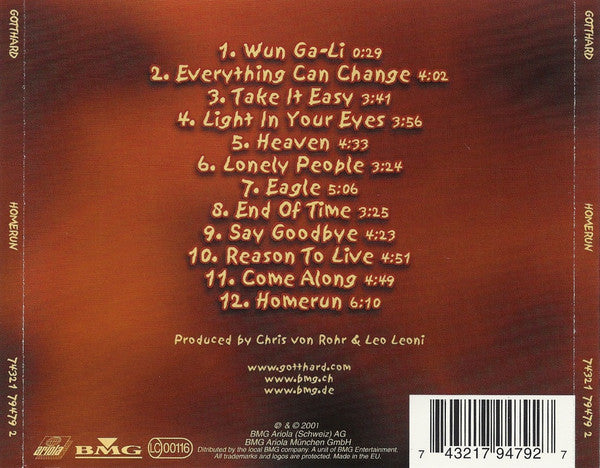 Gotthard – Homerun