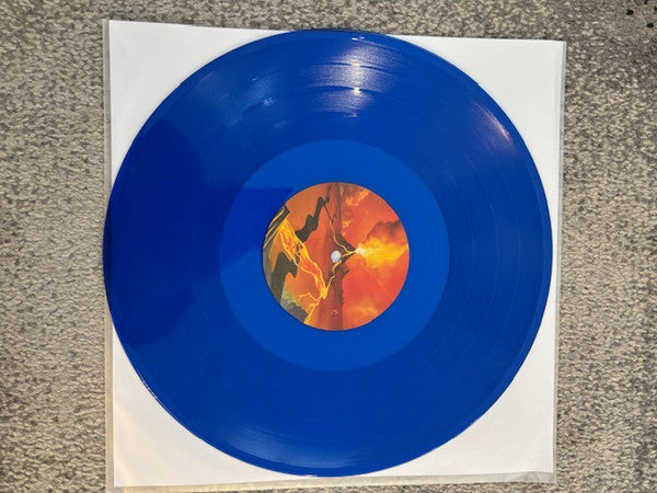 Manowar – Fighting The World   ,  Blue vinyl , linited edition