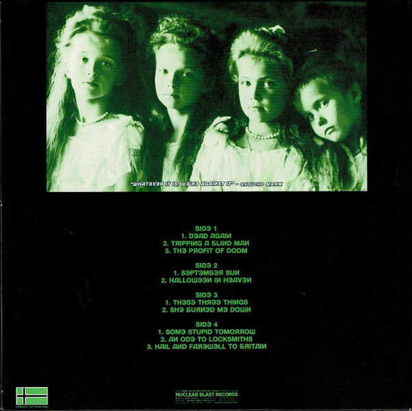 Type O Negative – Dead Again  , 	 2 x  LP,  White vinyl, Gatefold