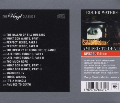Roger Waters – Amused To Death  ,  CD , 	The Vinyl Classics, Spiegel Edition