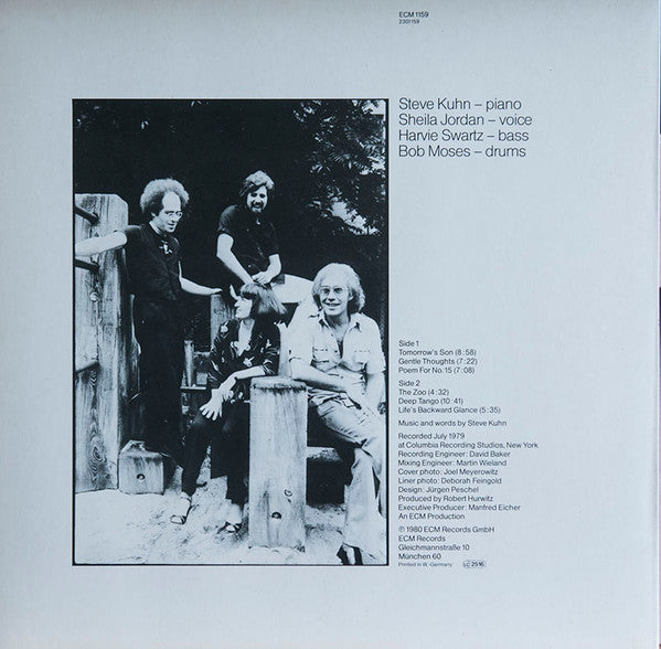 Steve Kuhn / Sheila Jordan Band – Playground,  ECM