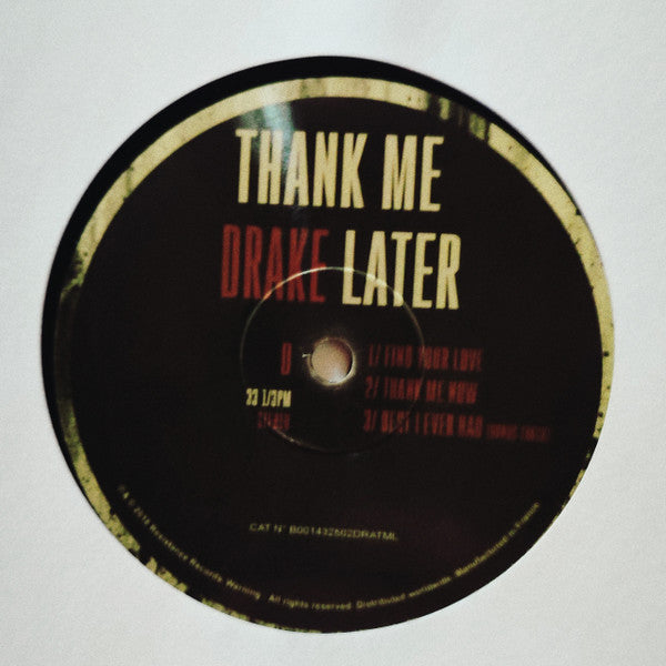 Drake – Thank Me Later   ,  2LP