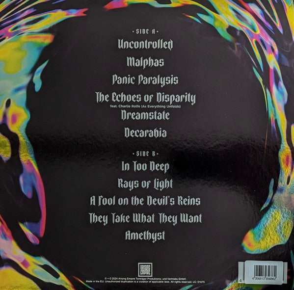 Future Palace – Distortion   ,  Gatefold , Limited Edition, Stereo, Silver / Mint / Ink Spot