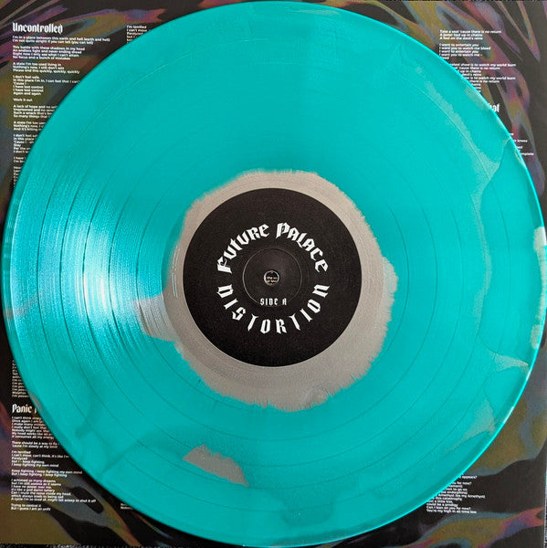 Future Palace – Distortion   ,  Gatefold , Limited Edition, Stereo, Silver / Mint / Ink Spot