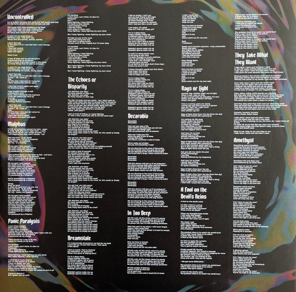 Future Palace – Distortion   ,  Gatefold , Limited Edition, Stereo, Silver / Mint / Ink Spot