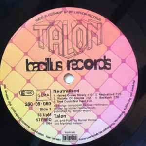 Talon  ‎– Neutralized   ,  1  press