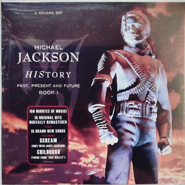 Michael Jackson – HIStory - Past, Present And Future - Book I, 3xLP, Red