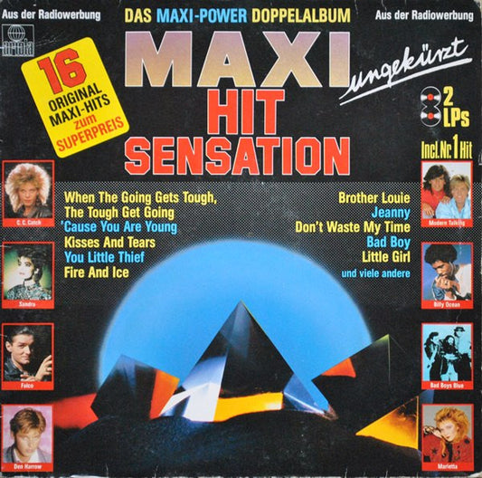 Maxi Hit Sensation - Das Maxi Power Doppelalbum   , 2LP , Gatefold