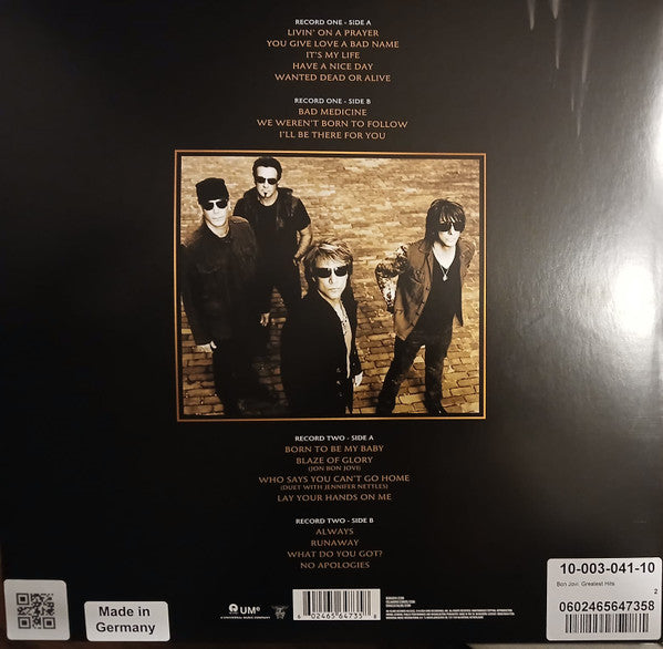 Bon Jovi – Greatest Hits  ,  2LP , Gatefold