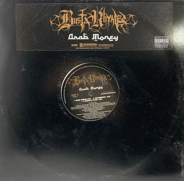 Busta Rhymes – Arab Money   ,  12" , maxi single