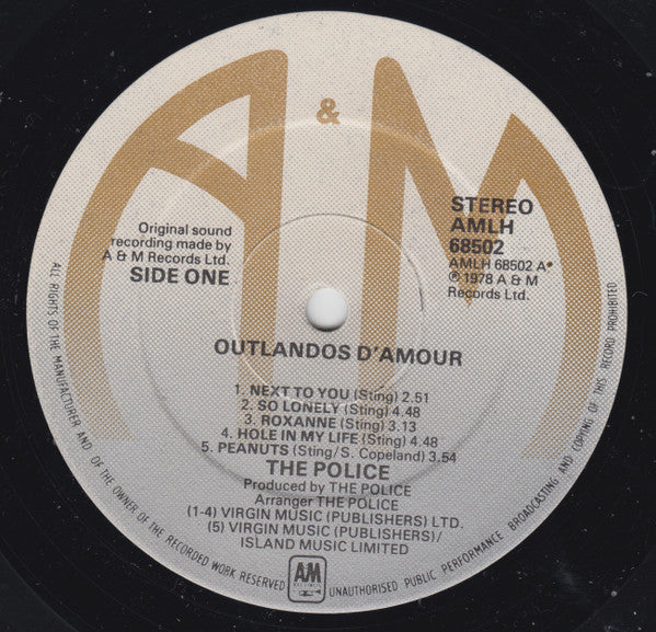 The Police – Outlandos D'Amour