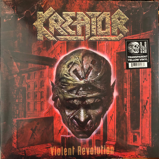 Kreator – Violent Revolution, 2xLP, Transparent Yellow Vinyl, Gatefold