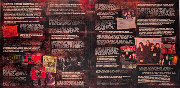 Kreator – Violent Revolution, 2xLP, Transparent Yellow Vinyl, Gatefold