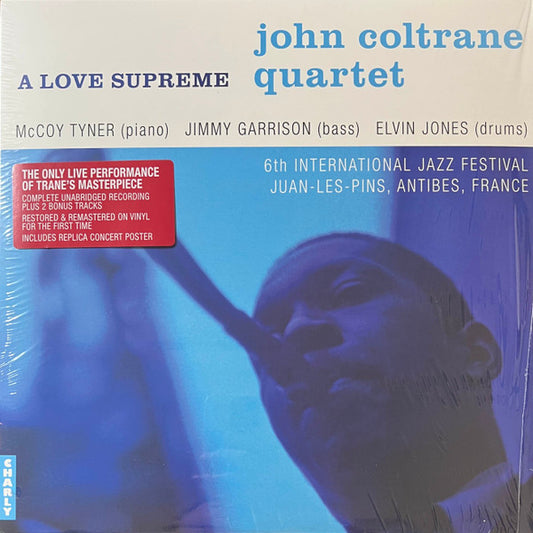 The John Coltrane Quartet – A Love Supreme (6th International Jazz Festival Juan-Les-Pins, Antibes, France),   2xLP