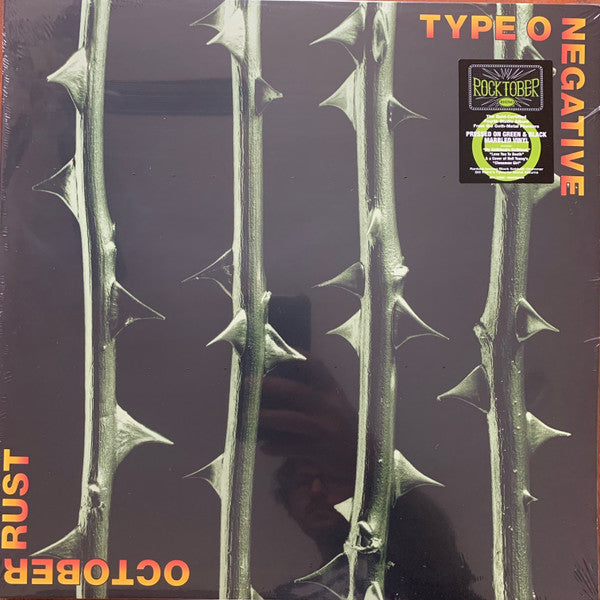 Type O Negative – October Rust  ,  2LP , Gatefold , Green W/ Black Marble , RHINO