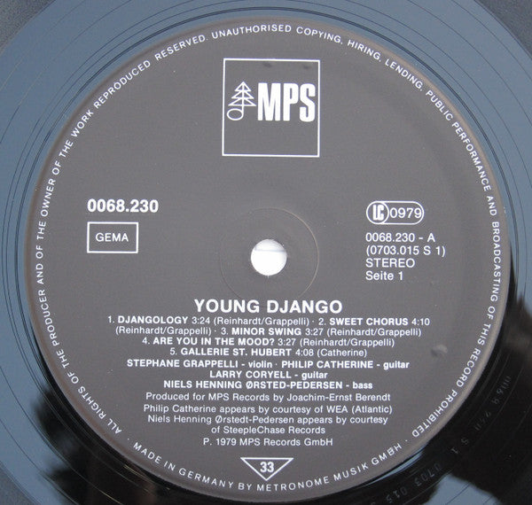 Stephane Grappelli*, Philip Catherine, Larry Coryell, Niels-Henning Ørsted Pedersen – Young Django