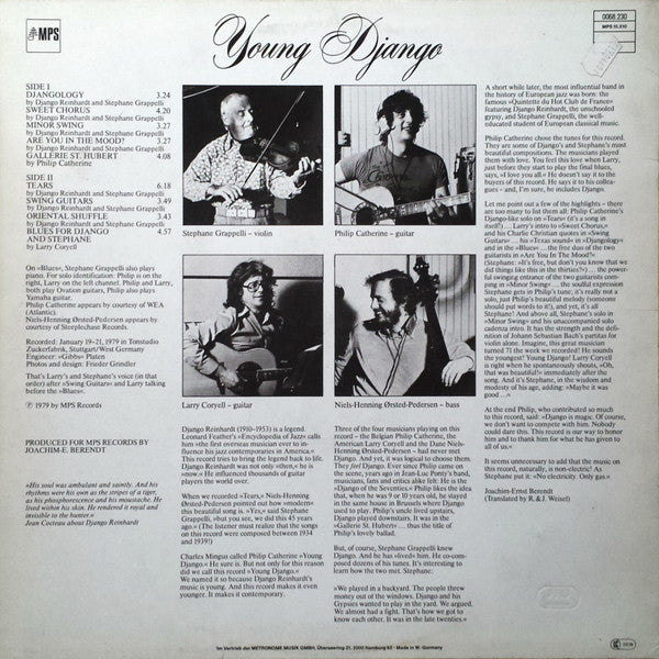 Stephane Grappelli*, Philip Catherine, Larry Coryell, Niels-Henning Ørsted Pedersen – Young Django
