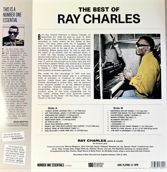 Ray Charles – The Best Of Ray Charles   ,  180 gram