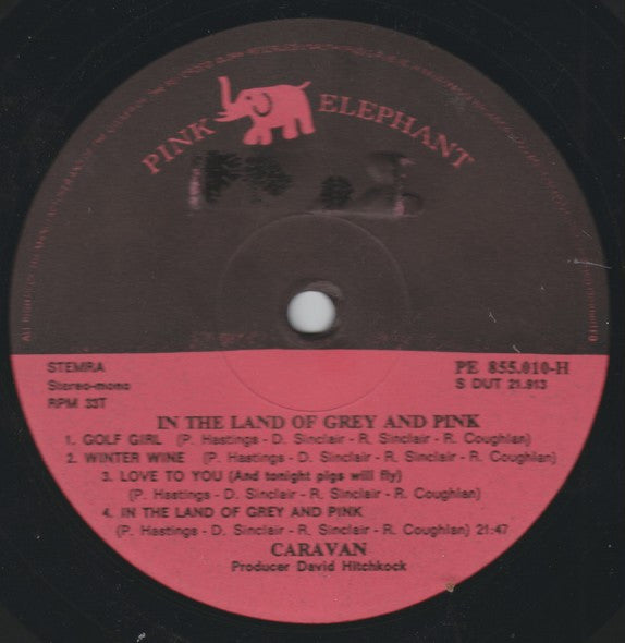 Caravan – In The Land Of Grey And Pink  ,   Gatefold