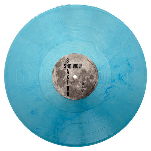 Shakira – She Wolf,   2xLP, Gatefold, Special Edition, Sea Glass with Turquoise Swirls Vinyl