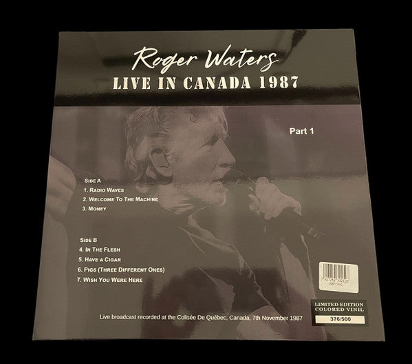 Roger Waters – Live In Canada 1987: Part 1  , + : Part 2   ,  2 LP , green vinyl , limited , numbered edition